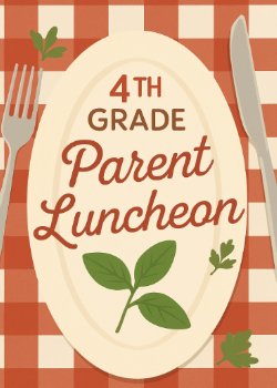 4th Grade Parent Luncheon